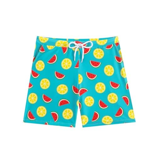Toddler Boy Swim Trunks UPF 50+ Sun Protection Quick Dry Boys Bathing Suit Boys Swim Shorts Beach Mesh Surfing Board Swimsuits 2t 3t Blue
