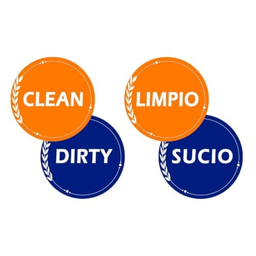 VAMIGO 2 Pack Clean Dirty Dishwasher Magnet, Dishwasher Clean Dirty Sign