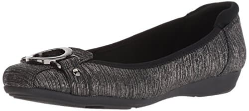 Anne Klein Women's Umeko Ballet Flat, Pewter Multi, 7 M US