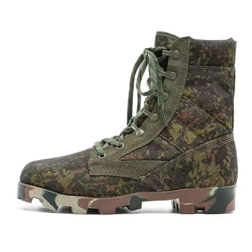 Men's Tactical Military Boots,Desert Jungle Combat Boots,Mid Calf Work Hiking Boots Lace-Up Design,Breathable For Spring Summer,US Standard Size,For Outdoor Trails,Work Sites, Training & Festival Activities