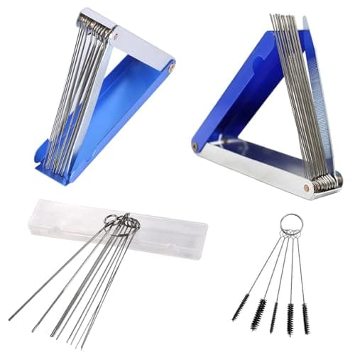 3Pcs Torch Tip Cleaner Kit, Welding Cutting Nozzle Cleaning Tool for Carburetor Jet Sprinklers Shower Heads Spray Guns Orifices Wires Needles，（Cutting Torch Tip Cleaner Tool kit）