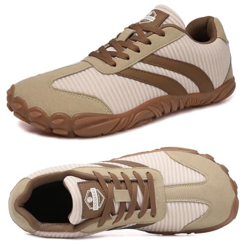 Barefoot Shoes Women,Wide Toe Box Sneakers Men, Zero Drop Minimalist Trail Running Shoe for Hiking and Walking, Non-Slip Lightweight Breathable Comfortable Fashion Casual Sneakers Unisex