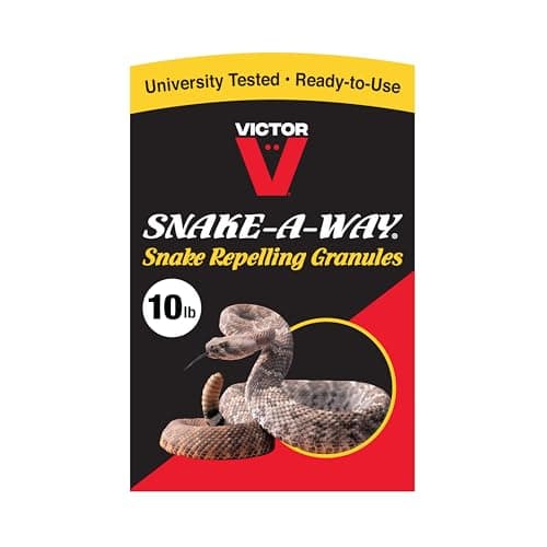 Victor Snake-A-Way Outdoor Snake Repellent Granules for Yard, 10 lb Bag