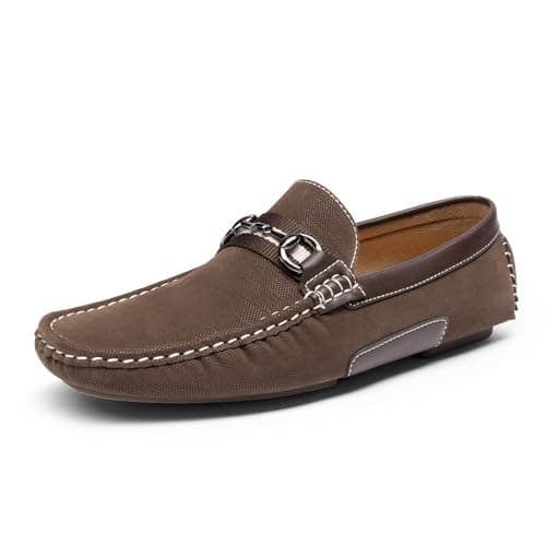 Bruno Marc Men's Driving Penny Loafers Casual Moccasins Shoes,Size 7.5,Brown