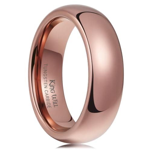 King Will Men Tungsten Wedding Band 6mm Size 13