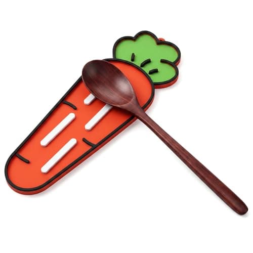 Mabor Silicone Spoon Rest for Stove Top, 9" Heat Resistant Drip Pad