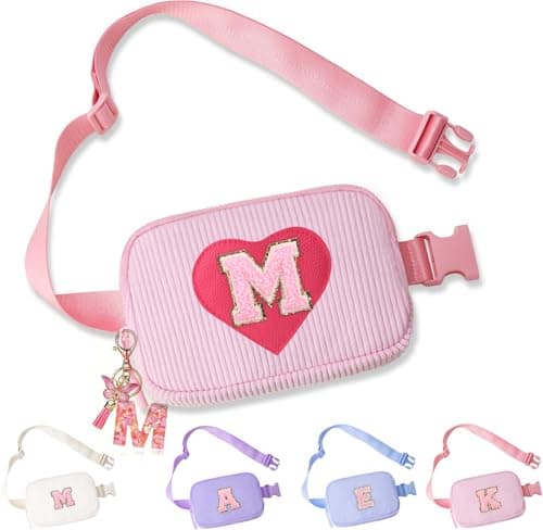 Belt Crossbody Bag for Girls Women - girls fanny pack ages 8-12 Teen Birthday Gifts Small Waist Packs Trendy Kids Fanny Pack M