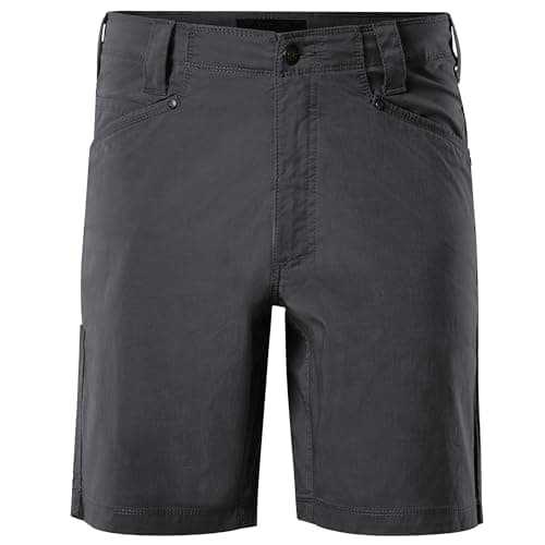Vertx Cutback Mens Tactical Cargo Shorts 8.5 inches, Quick Dry, CCW, 8 Pockets for EDC Survival Gear, Athletic Fit, Spine Grey - 42