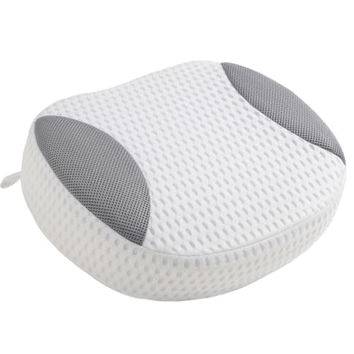 Hot Tub Booster Seat for Adults, 4D Air Mesh Hot Tub Cushion with 6 Strong Non-Slip Suction Cups, Ergonomic Hot Tub Seats, Quick Dry Hot Tub Accessories for Adults Indoor Outdoor, No Zipper Design