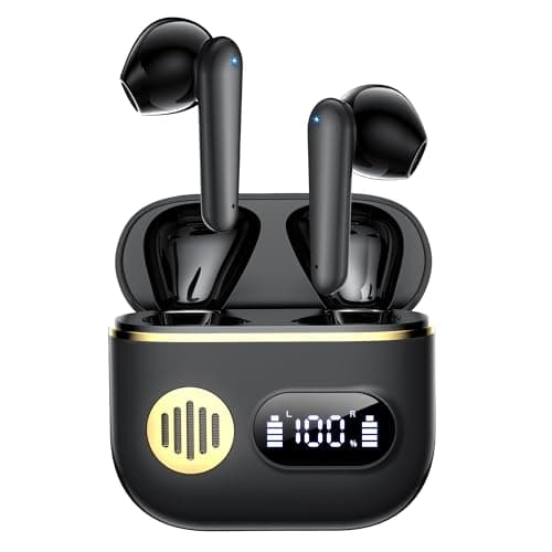 AI Translation Earbuds 198 Language Translator Earbuds Wireless Earbuds 2026 Sport Bluetooth Headphones Stereo Earphones with ENC Mic Wireless Earphones in Ear Earbuds with Dual LED Display