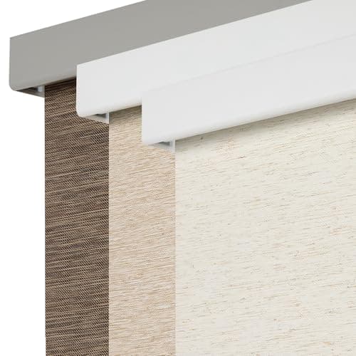 Persilux Free-Stop Cordless 100% Blackout Roller Blinds for Indoor Windows, Natural Woven Fabric UV Protection Privacy Thermal Insulated Roller Shades for Windows, Home, Office, Khaki 20" W x 72" H