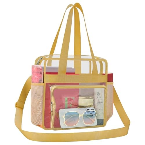 Busiuw Clear Bag for Stadium Events Stadium Approved Clear Tote Bag 12x12x6