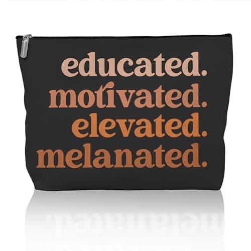 Forest Charger Black Melanin Inspired Makeup Bag for Women