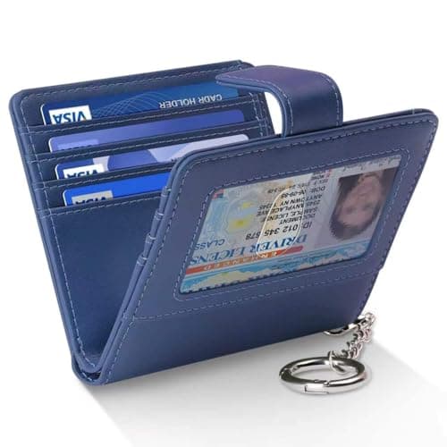 FurArt Bifold Wallet for Women with 9 Slots, RFID Blocking, ID Window, Compact Card Holder Wallet