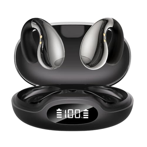 EEXXYZ AI Translation Earbuds Real Time, Open Ear Earbuds Wireless Bluetooth 5.4 Audifonos Traductores Inglés Español 188+ Languages Translator 50H Playtime Clip on Earbuds for Travel Meeting Learning