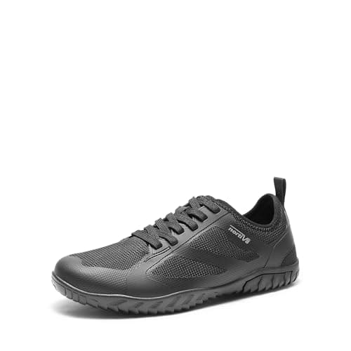 NORTIV 8 Barefoot Water Shoes for Women Men Minimalist Breathable & Comfortable Beach Swim Boat Pool Outdoor Walking Shoes, Zero Drop Sole, Seagull,Size M7.5/L9,Black