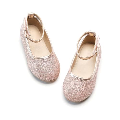 Otter MOMO Toddler Flower Girl Dress Shoes Size 5 Ballerina Flats School Party Wedding Shoes