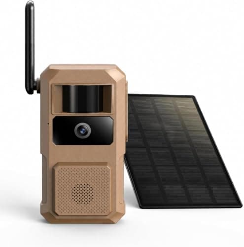 Loatos 48MP Trail Camera, AI Animal Detection 2K Live Cellular Trail Camera