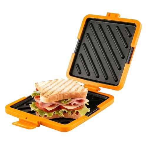 ZGFYSR Silicone Connected Microwave Baking Tray, Food Grade Non-Stick Heat Resistant Baking Pan, Reusable Microwave & Dishwasher Safe Kitchen Baking Mat(Orange)