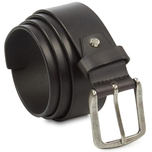 Leather Belt for Men Full Grain Harness Western Casual Vintage Cowboy Style
