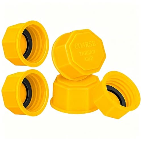 Gas Can Cap,5 Gallon Replacement Lids with Coarse Thread for Gasoline