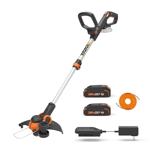 WORX 20V 12" 2-in-1 Cordless String Trimmer & Electric Lawn Edger, WG163