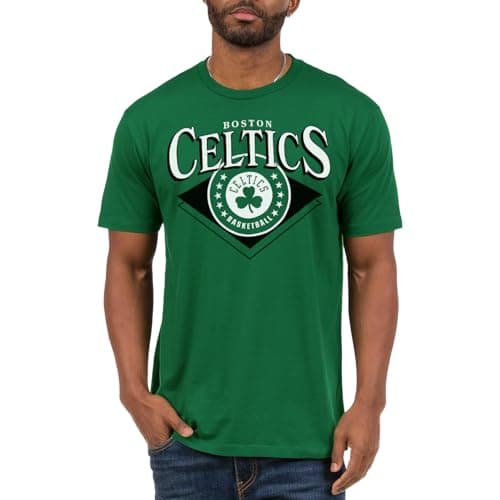 Junk Food NBA - Boston Celtics Court Classic Adult SS T-Shirt Kelly Green