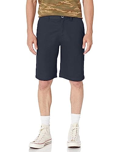 Volcom Men's Frickin Chino Shorts – 21" Modern Fit Stretch Twill Casual Shorts, Dark Navy, 29