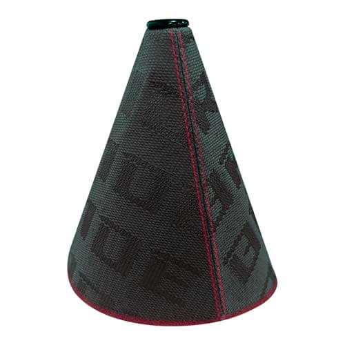HHZL Gear Shift Knob Boot Dust Cover, Shifter Shift Boot Cover Protector, Canvas Fabric Manual Automatic Stick Shifts Knob Sleeve Gear Gaiter Protector with Stitch, Universal Car Accessories（Gray）