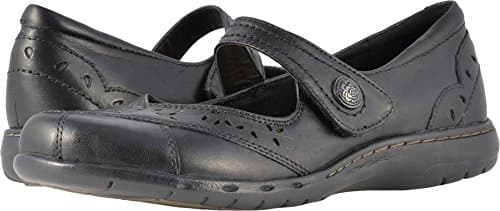 Cobb Hill Petra Womens Slip On 6 E US Black Leather