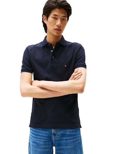 Tommy Hilfiger Men's 1985 Slim Short Sleeve Polo