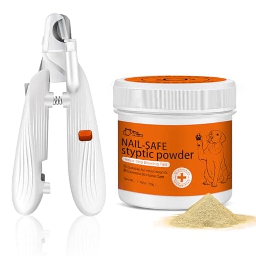 PAW PLANET Styptic Powder for Dogs & Cats with Nail Clipper Kit, 1.76 oz