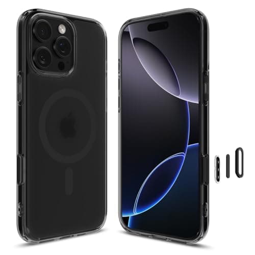 Spigen for iPhone 16 Pro, Ultra Hybrid T MagFit [Camera Control Button] [Compatible with Magsafe] - Frost Black