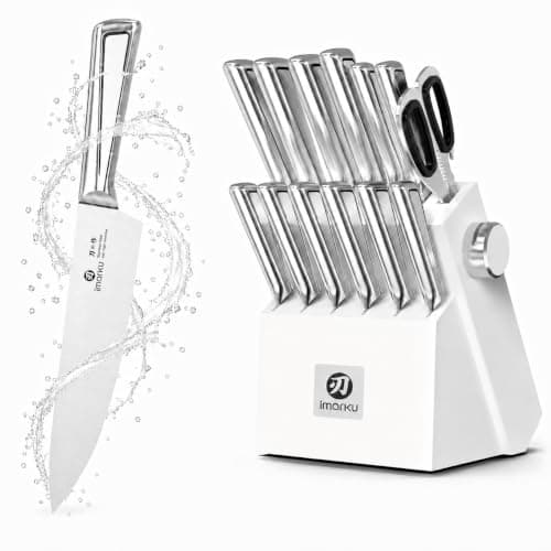 imarku 14-Piece Knife Set with Block, Pro power, home ease