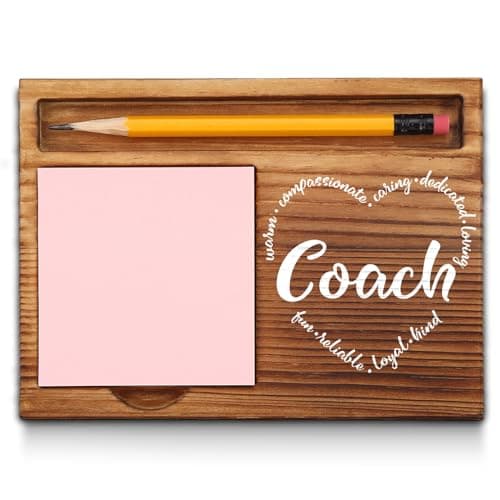 Coach Gifts, Coach Sticky Note Holder, Coach Appreciation Gifts, Thank You Coach Gifts, Coach Office Decor, Coach Desk Self-Stick Note Pad Holders GSH11