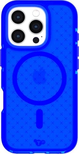 Tech21 EvoCheck for iPhone 16 Pro Compatible with MagSafe - Impact Protection Case - in Cobalt Blue