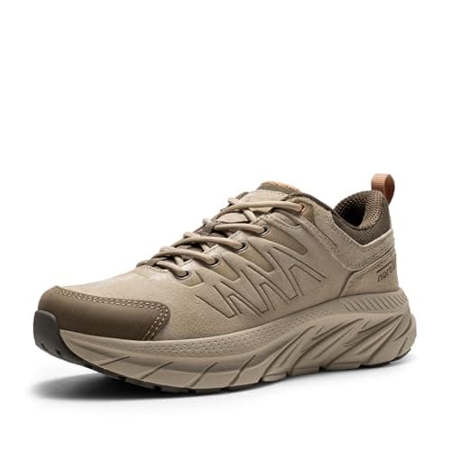 NORTIV 8 Women's Lightweight Hiking Shoes Chunky Tennis Comfortable Non-Slip Trekking Trails Shoes Outdoor Platform Walking Sneakers Horizon,Size 9,Khaki,SNHS244W