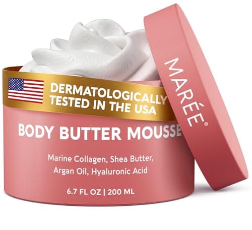 MAREE Shea Butter Body Butter Mousse - Light & Hydrating Firming Body Cream