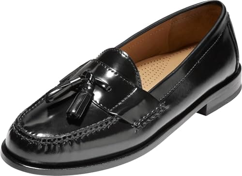 Cole Haan Men's Pinch Tassel Loafer, Black, 11.5 B US