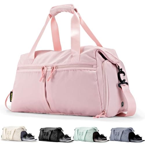 VEAGIA Weekender Duffel Bag with Shoe Compartment And Wet Pocket-Luggage Everyday Overnight Bag for Men and Women Travel-Carry On Gym Bag