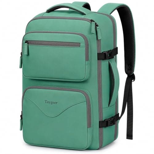 Taygeer TSA Friendly Travel Backpack, 35L Simple Modern Carry On Backpack
