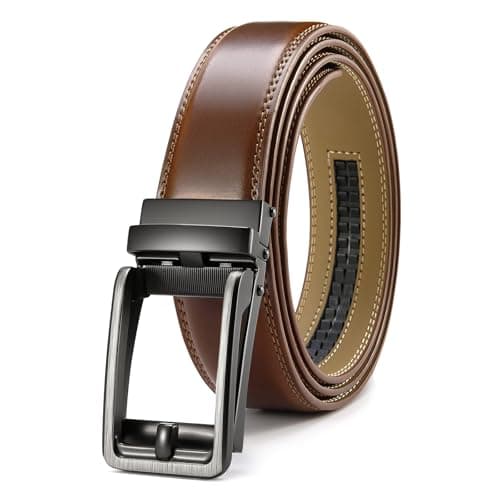 CHAOREN Click Belts for Men - Mens Ratchet Belt 1 3/8" for Dress Pants - Perfect Companion to Men's Oxfords