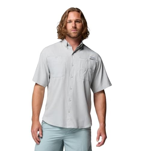 Columbia Men's PFG Tamiami II Short Sleeve Sun Protection Fishing Shirt