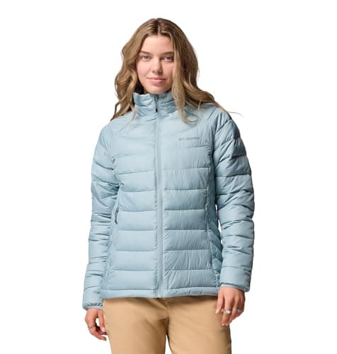 Columbia Womens Powder Lite II Full Zip Jacket, Crushed Blue, 2X