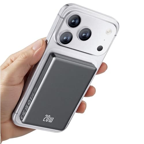 for Magsafe Power Bank iPhone, Compact 10000mAh Magnetic Portable Charger