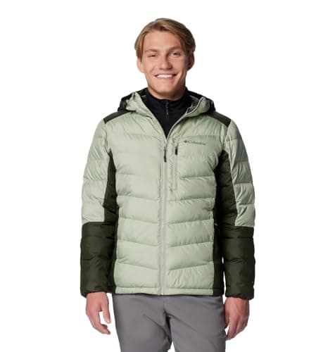 Columbia Men's Labyrinth Loop II Hooded Jacket, Safari/Greenscape, X-Large