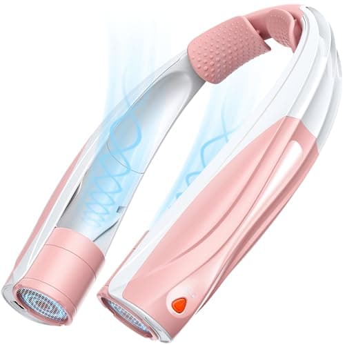 Vexolta Portable Neck Fan - 6000mAh Battery Hands Free Personal Fan, 6 Speed Adjustable, Rechargeable & Wearable, Gift for Women Men, Office, Travel, Sports