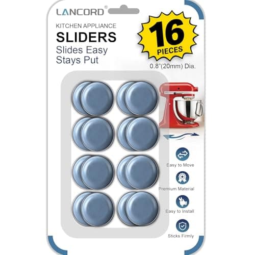 Small Appliance Sliders for Countertop, 16 PCS Kitchen Sliders