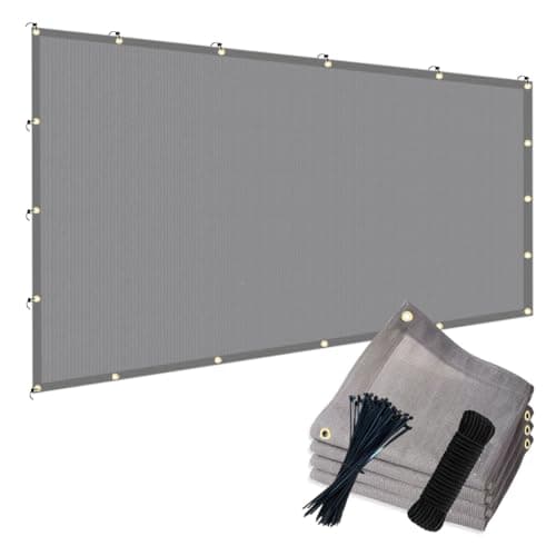 POYEE 90% Sun Shade Cloth, 6x10ft Pergola Shade Cover with Grommets