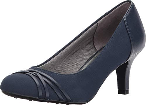 LifeStride Women's Pascal Dress Pump, lux Navy, 9.5 M US
